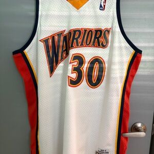 Golden State Warriors Stephen Curry Mitchell & Ness Hardwood Classic Jersey
